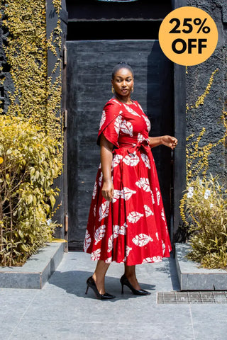 SERENA RED MAXI DRESS Women’s Dress