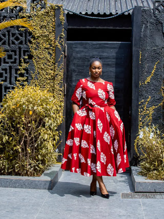 SERENA RED MAXI DRESS Women’s Dress