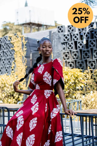 SERENA RED MAXI DRESS Women’s Dress