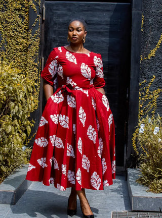 SERENA RED MAXI DRESS Women’s Dress