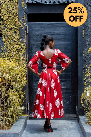 SERENA RED MAXI DRESS Women’s Dress