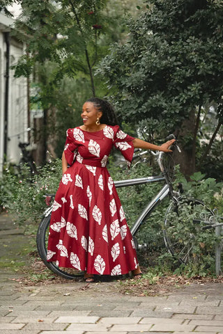 SERENA RED MAXI DRESS Women’s Dress