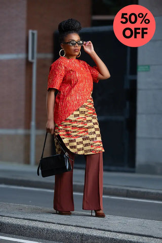 Simba Red And Gold Top