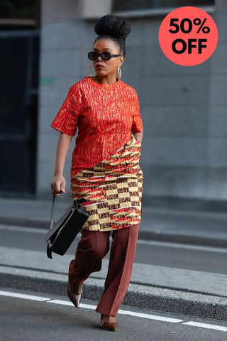 Simba Red And Gold Top