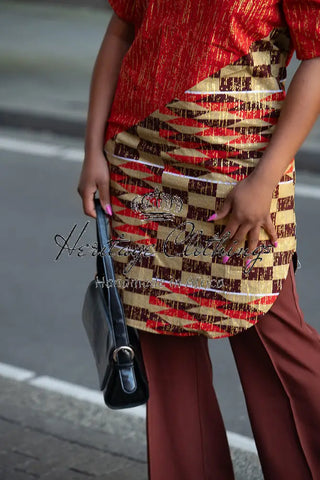 Simba Red And Gold Top