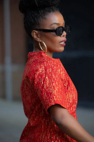 Simba Red And Gold Top