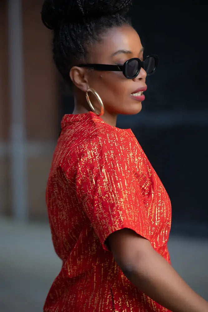 Simba Red And Gold Top