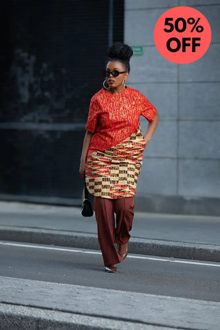 Simba Red And Gold Top