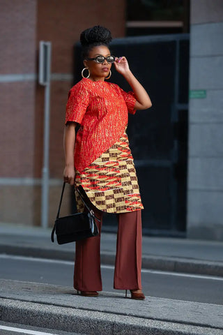 Simba Red And Gold Top