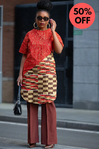 Simba Red And Gold Top