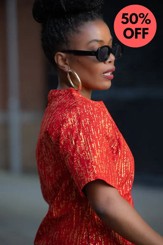 Simba Red And Gold Top