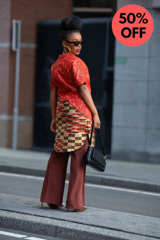 Simba Red And Gold Top