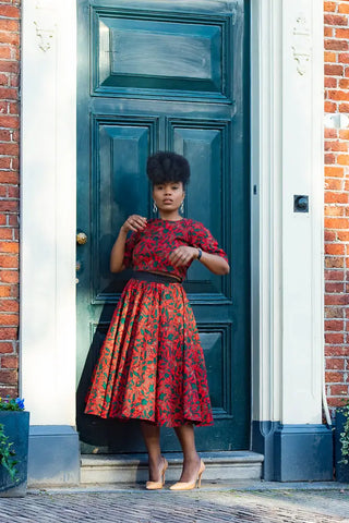 Pre-Order Teju Red 2 Piece Set Outfit Sets