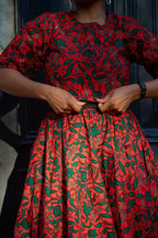 Pre-Order Teju Red 2 Piece Set Outfit Sets