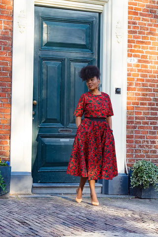 Pre-Order Teju Red 2 Piece Set Outfit Sets