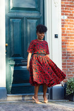 Pre-Order Teju Red 2 Piece Set Outfit Sets