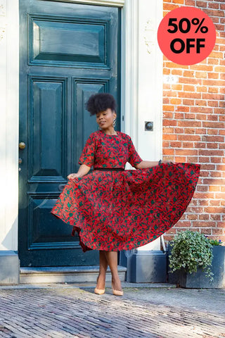 Pre-Order Teju Red 2 Piece Set Outfit Sets