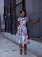 TENDAI NAVY AND RED DRESS Women’s Dress