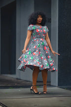TENDAI NAVY AND RED DRESS Women’s Dress
