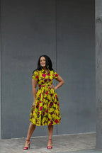 THANDIWE YELLOW DRESS Women’s Dress