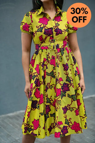 THANDIWE YELLOW DRESS Women’s Dress