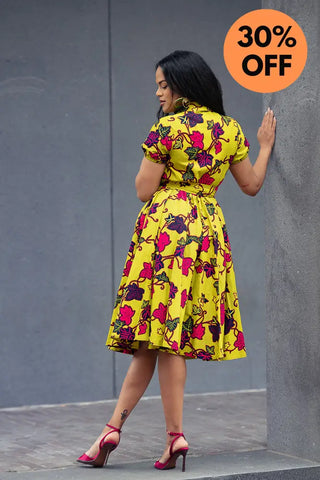 THANDIWE YELLOW DRESS Women’s Dress