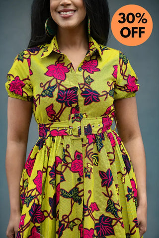 THANDIWE YELLOW DRESS Women’s Dress