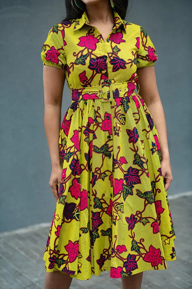 THANDIWE YELLOW DRESS Women’s Dress