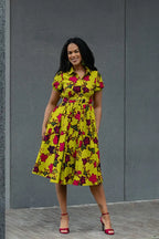 THANDIWE YELLOW DRESS Women’s Dress