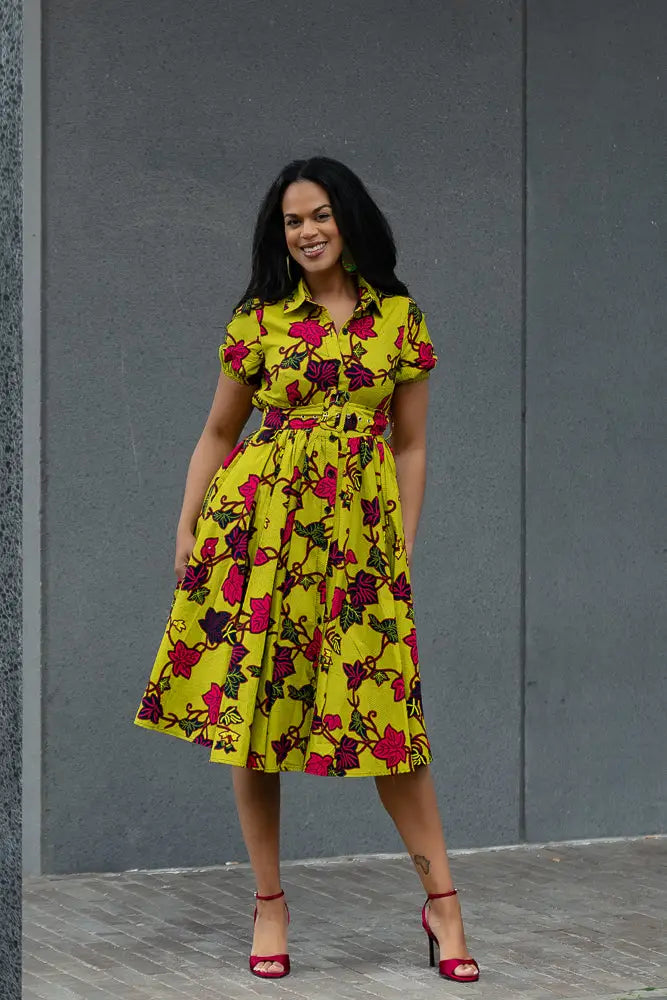 THANDIWE YELLOW DRESS Women’s Dress
