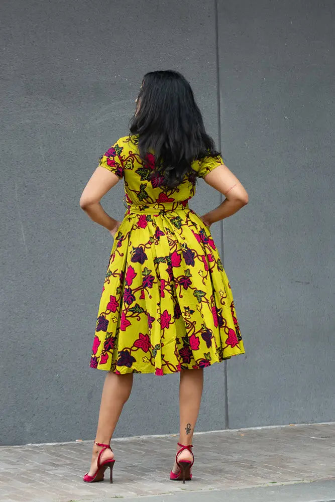 THANDIWE YELLOW DRESS Women’s Dress