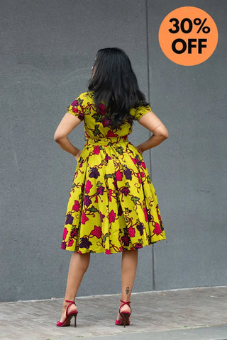 THANDIWE YELLOW DRESS Women’s Dress