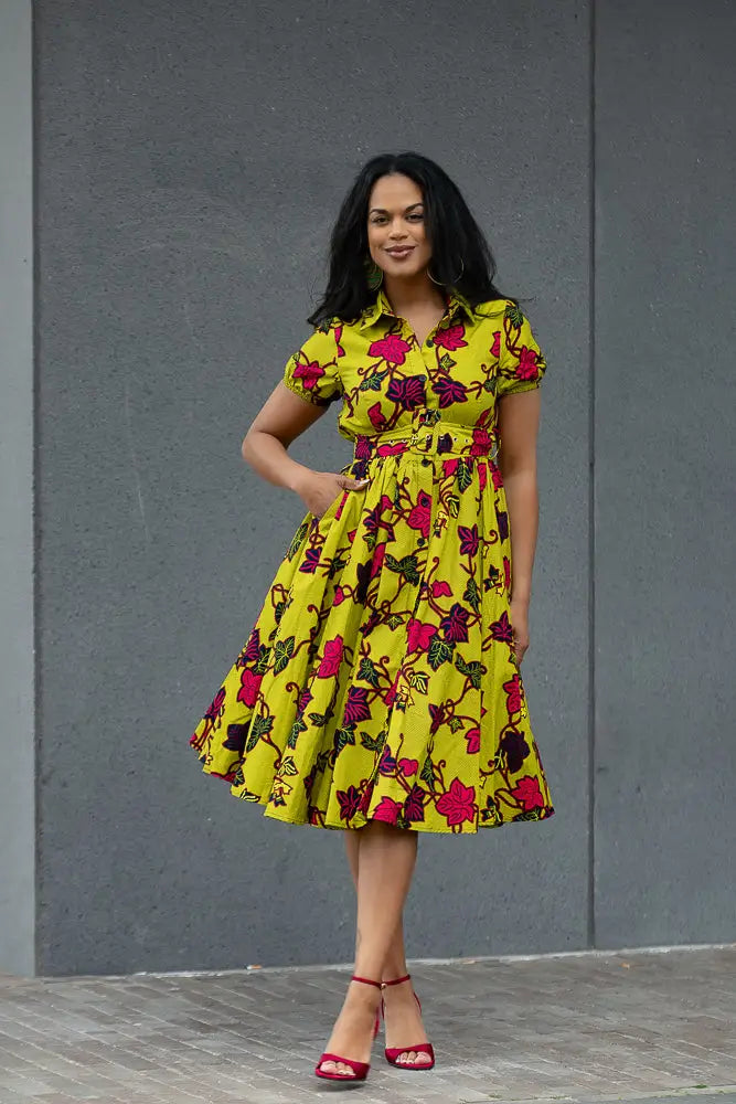 THANDIWE YELLOW DRESS Women’s Dress