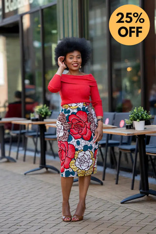 TUTU FLORAL PENCIL SKIRT Women’s Skirts