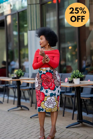 TUTU FLORAL PENCIL SKIRT Women’s Skirts