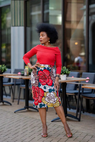 TUTU FLORAL PENCIL SKIRT Women’s Skirts