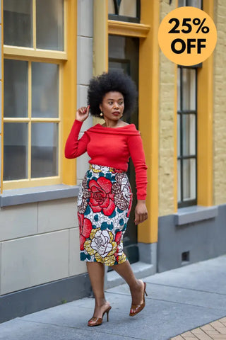 TUTU FLORAL PENCIL SKIRT Women’s Skirts