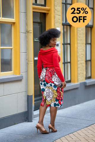 TUTU FLORAL PENCIL SKIRT Women’s Skirts