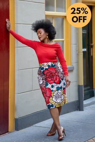 TUTU FLORAL PENCIL SKIRT Women’s Skirts