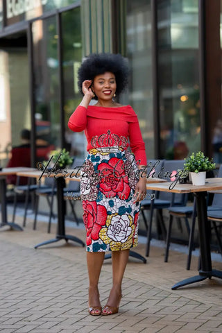 TUTU FLORAL PENCIL SKIRT Women’s Skirts