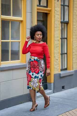 TUTU FLORAL PENCIL SKIRT Women’s Skirts