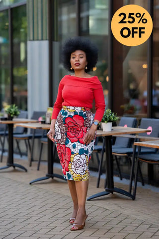 TUTU FLORAL PENCIL SKIRT Women’s Skirts