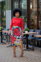 TUTU FLORAL PENCIL SKIRT Women’s Skirts