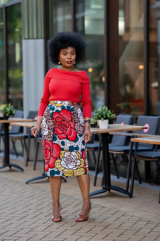 TUTU FLORAL PENCIL SKIRT Women’s Skirts