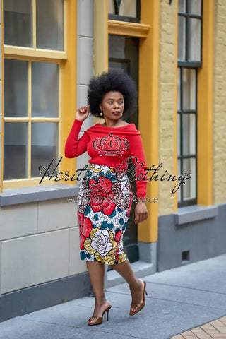 TUTU FLORAL PENCIL SKIRT Women’s Skirts