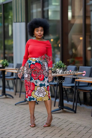 TUTU FLORAL PENCIL SKIRT Women’s Skirts