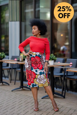 TUTU FLORAL PENCIL SKIRT Women’s Skirts