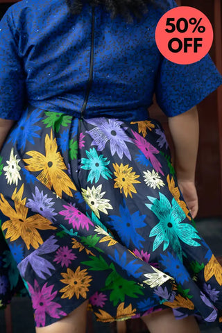 Yomi Floral Skater Skirt Skirts