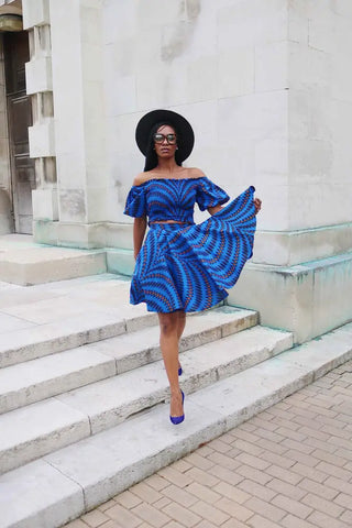 Yomi Smocked Cropped Top Women’s Dress