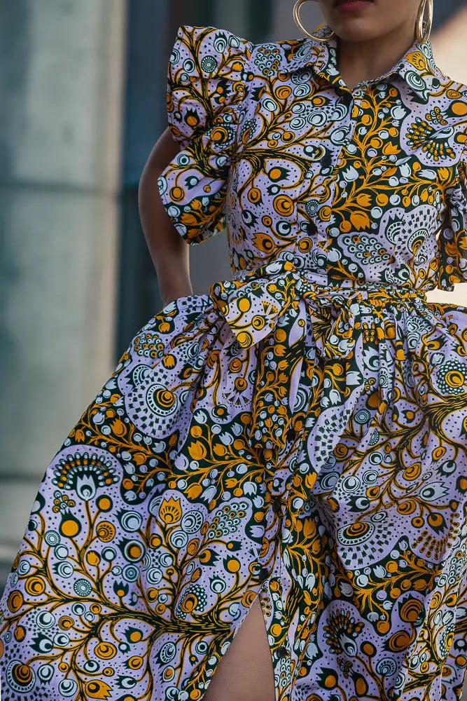 Zendaya Floral Midi Dress